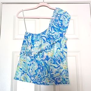 Lilly Pulitzer One shoulder top